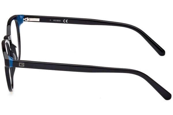 Okulary korekcyjne Guess GU50069 001 Okrągłe Czarne