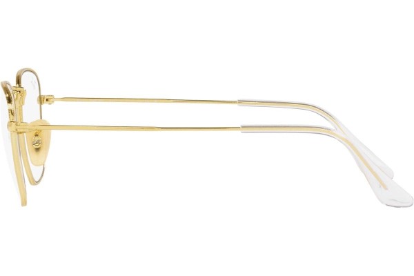 Okulary przeciwsłoneczne Ray-Ban Frank RB3857 001/GH Kwadratowe Złote