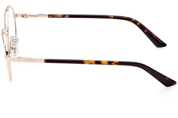 Okulary korekcyjne Guess GU8273 033 Okrągłe Złote
