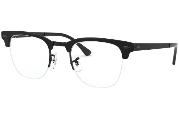 Okulary korekcyjne Ray-Ban Clubmaster Metal RX3716VM 2904 Browline Czarne