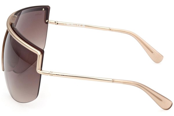 Okulary przeciwsłoneczne Max Mara MM0050 32F Nieregularny Złote