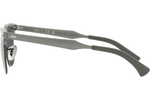 Okulary przeciwsłoneczne Ray-Ban Clubmaster Aluminum RB3507 9247B1 Browline Czarne