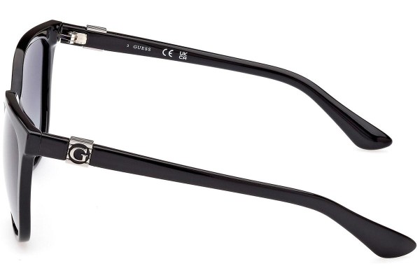 Okulary przeciwsłoneczne Guess GU7864 01D Polarized Okrągłe Czarne