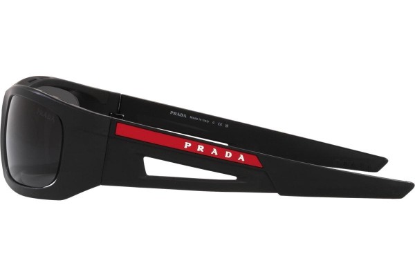 Okulary przeciwsłoneczne Prada Linea Rossa PS02YS 1BO06F Prostokątne Czarne