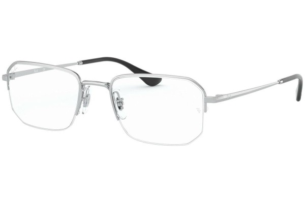 Okulary korekcyjne Ray-Ban RX6449 2501 Prostokątne Srebrne