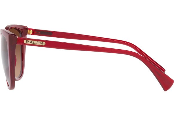 Okulary przeciwsłoneczne Ralph by Ralph Lauren RA5274 5800T5 Polarized Kocie oczy Czerwone