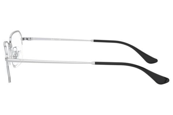 Okulary korekcyjne Ray-Ban RX6449 2501 Prostokątne Srebrne