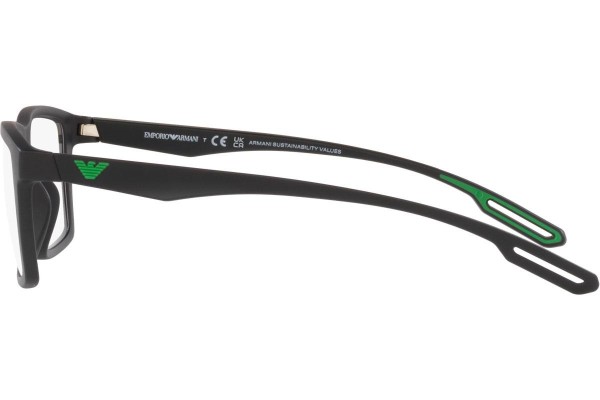 Okulary korekcyjne Emporio Armani EA4189U 50011W Prostokątne Czarne
