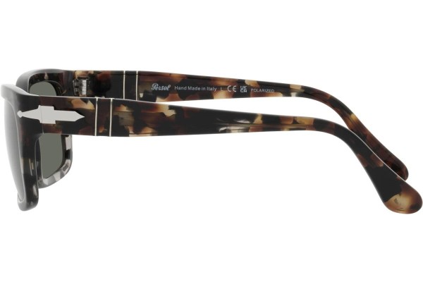 Okulary przeciwsłoneczne Persol PO3301S 115958 Polarized Kwadratowe Havana