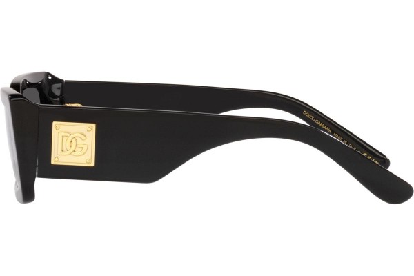 Okulary przeciwsłoneczne Dolce & Gabbana DG4416 501/87 Prostokątne Czarne