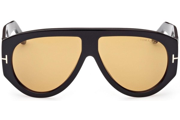 Ochelari de soare Tom Ford Bronson FT1044 01E Pilot Negri