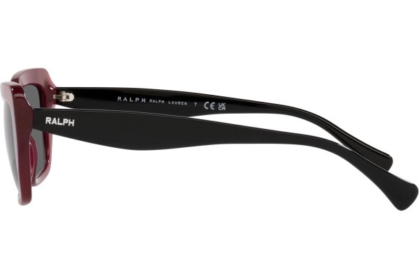 Okulary przeciwsłoneczne Ralph by Ralph Lauren RA5292 592187 Prostokątne Czerwone