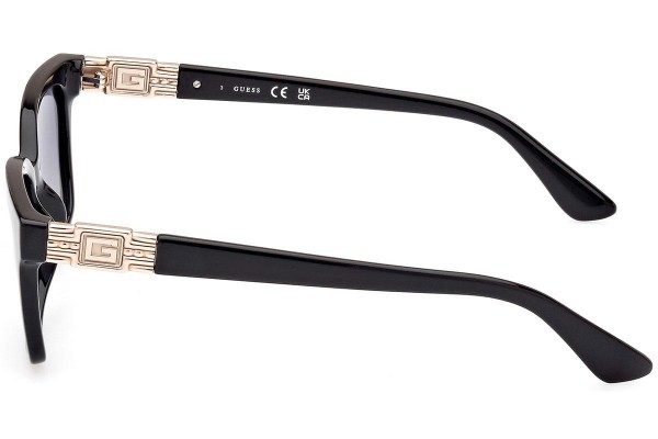 Okulary przeciwsłoneczne Guess GU7869 01D Polarized Prostokątne Czarne