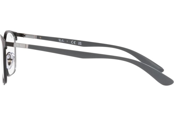 Okulary korekcyjne Ray-Ban RX6486 2904 Kwadratowe Czarne