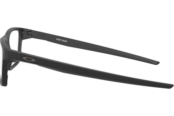Okulary korekcyjne Oakley Port Bow OX8164-01 Prostokątne Czarne