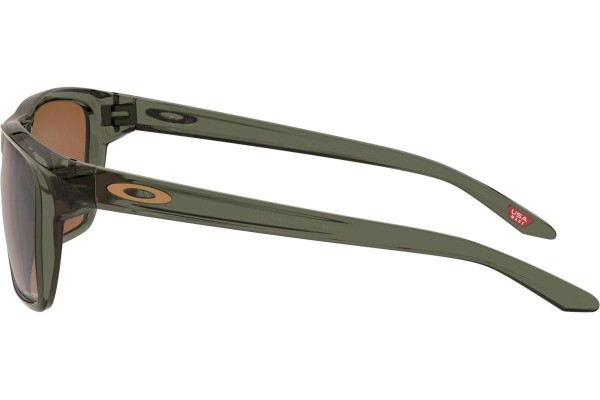 Okulary przeciwsłoneczne Oakley Sylas OO9448-14 Prostokątne Zielone