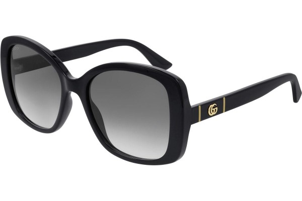 Okulary przeciwsłoneczne Gucci GG0762S 001 Oversize Czarne