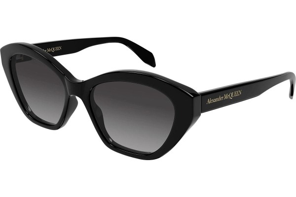 Aurinkolasit Alexander McQueen AM0355S 001 Cat Eye Musta