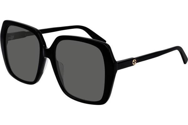 Okulary przeciwsłoneczne Gucci GG0533SA 001 Oversize Czarne
