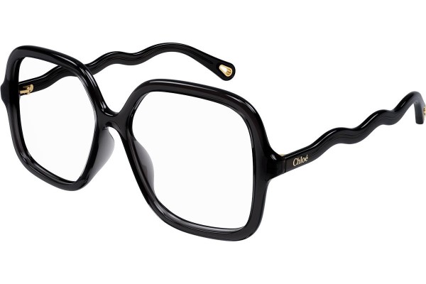 Okulary korekcyjne Chloe CH0091O 001 Oversize Szare