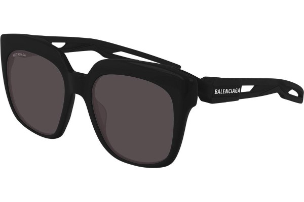 Okulary przeciwsłoneczne Balenciaga BB0025S 001 Kwadratowe Czarne