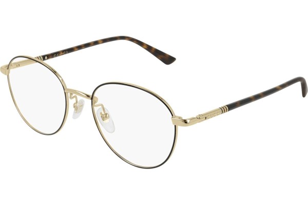 Okulary korekcyjne Gucci GG0392O 002 Okrągłe Czarne