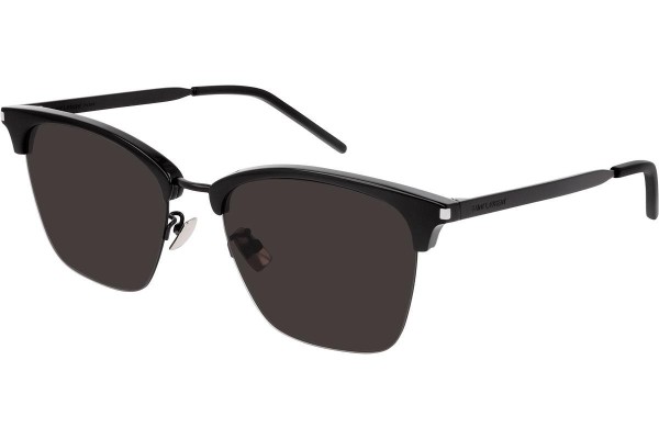 Okulary przeciwsłoneczne Saint Laurent SL340 001 Browline Czarne