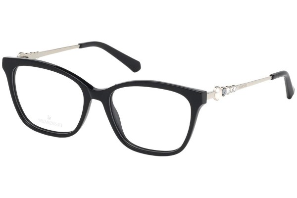 Okulary korekcyjne Swarovski SK5306 001 Kwadratowe Czarne
