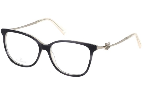 Okulary korekcyjne Swarovski SK5304 005 Kwadratowe Czarne