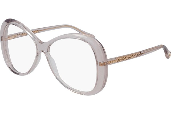 Okulary korekcyjne Chloe CH0011O 002 Oversize Różowe