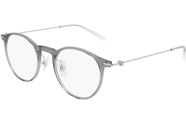 Okulary korekcyjne Mont Blanc MB0099O 001 Okrągłe Szare