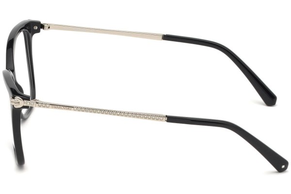 Okulary korekcyjne Swarovski SK5316 001 Kocie oczy Czarne