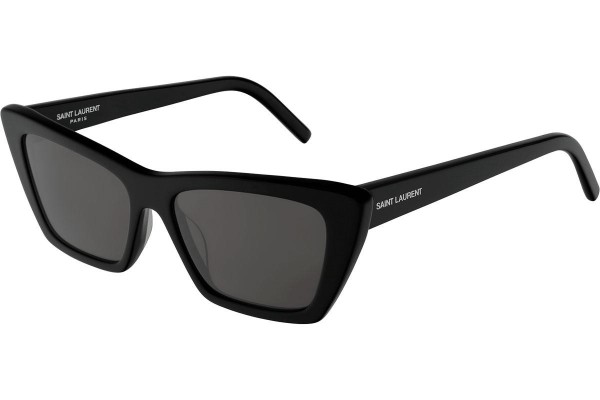 Okulary przeciwsłoneczne Saint Laurent SL276MICA 001 Kocie oczy Czarne