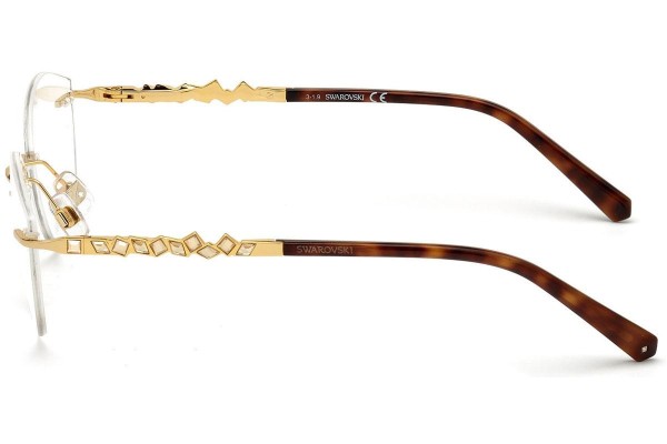Okulary korekcyjne Swarovski SK5346 030 Kwadratowe Złote