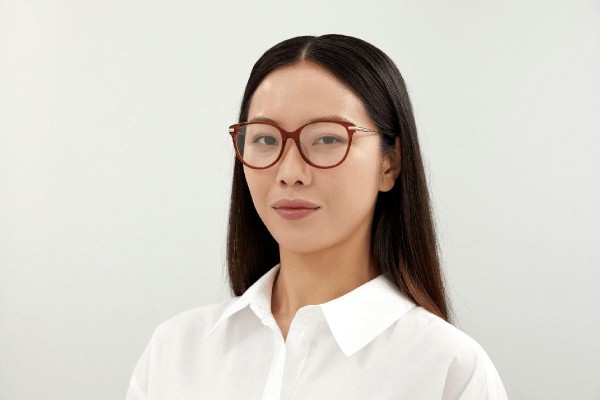 Glasses Chloe CH0058OA 002 Kocie oczy Brązowe