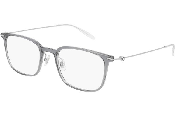 Okulary korekcyjne Mont Blanc MB0100O 001 Kwadratowe Szare