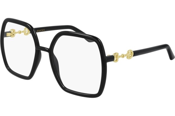 Okulary korekcyjne Gucci GG0890O 001 Oversize Czarne