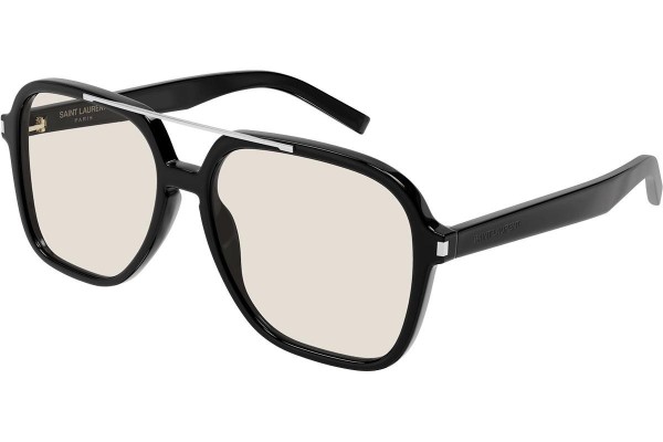 Okulary przeciwsłoneczne Saint Laurent SL545 001 Kwadratowe Czarne