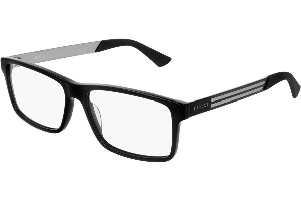 Okulary korekcyjne Gucci GG0692O 004 Prostokątne Czarne
