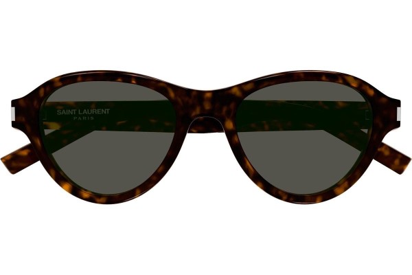 Okulary przeciwsłoneczne Saint Laurent SL520 SUNSET 002 Owalne Havana
