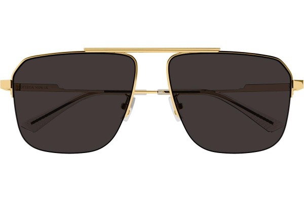 Okulary przeciwsłoneczne Bottega Veneta BV1149S 008 Pilotki (Aviator) Złote