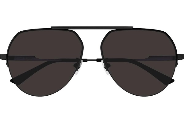Okulary przeciwsłoneczne Bottega Veneta BV1150S 005 Pilotki (Aviator) Czarne
