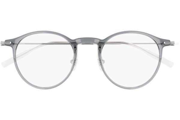 Okulary korekcyjne Mont Blanc MB0099O 001 Okrągłe Szare