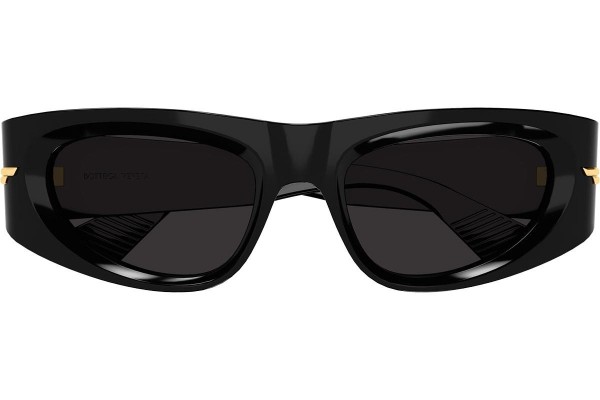 Okulary przeciwsłoneczne Bottega Veneta BV1144S 001 Owalne Czarne
