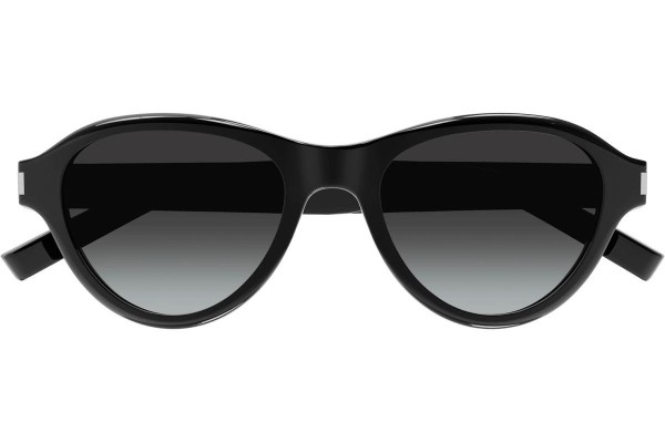 Okulary przeciwsłoneczne Saint Laurent SL520 SUNSET 001 Owalne Czarne