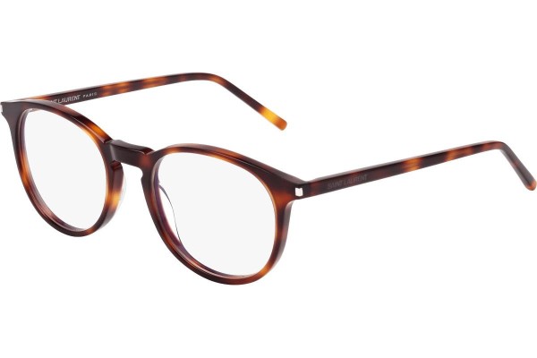 Okulary korekcyjne Saint Laurent SL106 002 Okrągłe Havana
