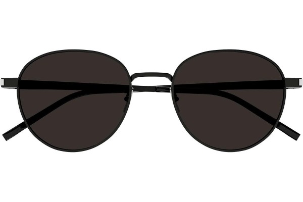 Okulary przeciwsłoneczne Saint Laurent SL533 009 Okrągłe Czarne