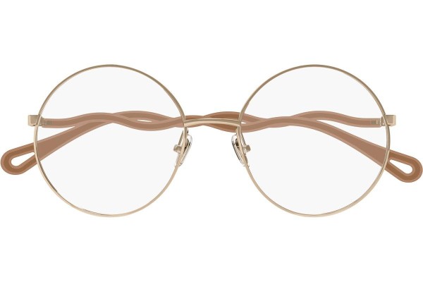 Okulary korekcyjne Chloe CH0057O 006 Okrągłe Złote