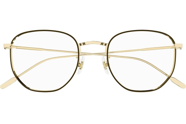 Okulary korekcyjne Mont Blanc MB0213OA 003 Okrągłe Złote