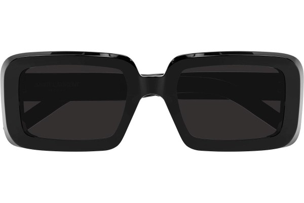 Okulary przeciwsłoneczne Saint Laurent SL534 SUNRISE 001 Prostokątne Czarne